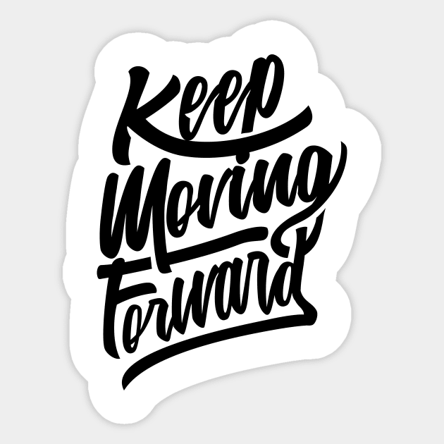 Keep Moving Forward NEWT Sticker by MellowGroove